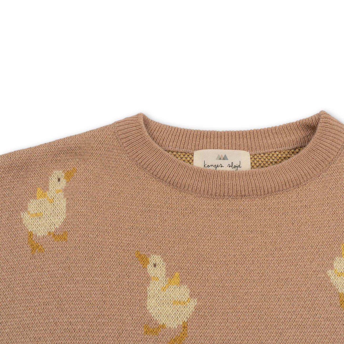 Jacquard-Merino Sweater Maple Sugar Duckling 3 Jahre