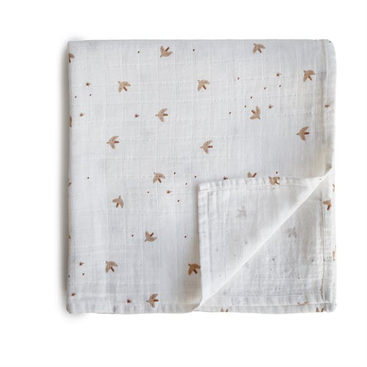 Muslin cloth sparrows // Sparrow 120 x120