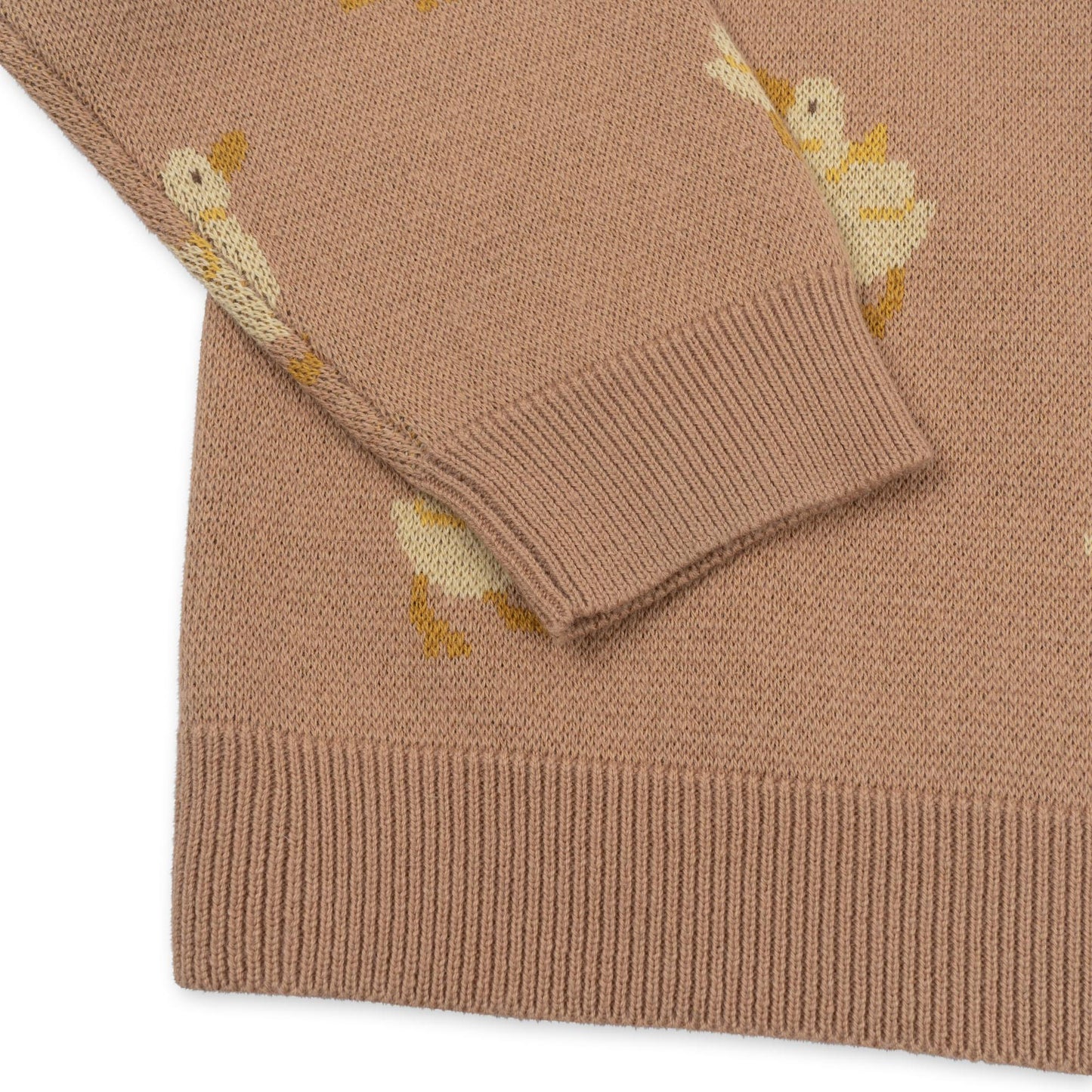 Jacquard-Merino Sweater Maple Sugar Duckling 3 Jahre