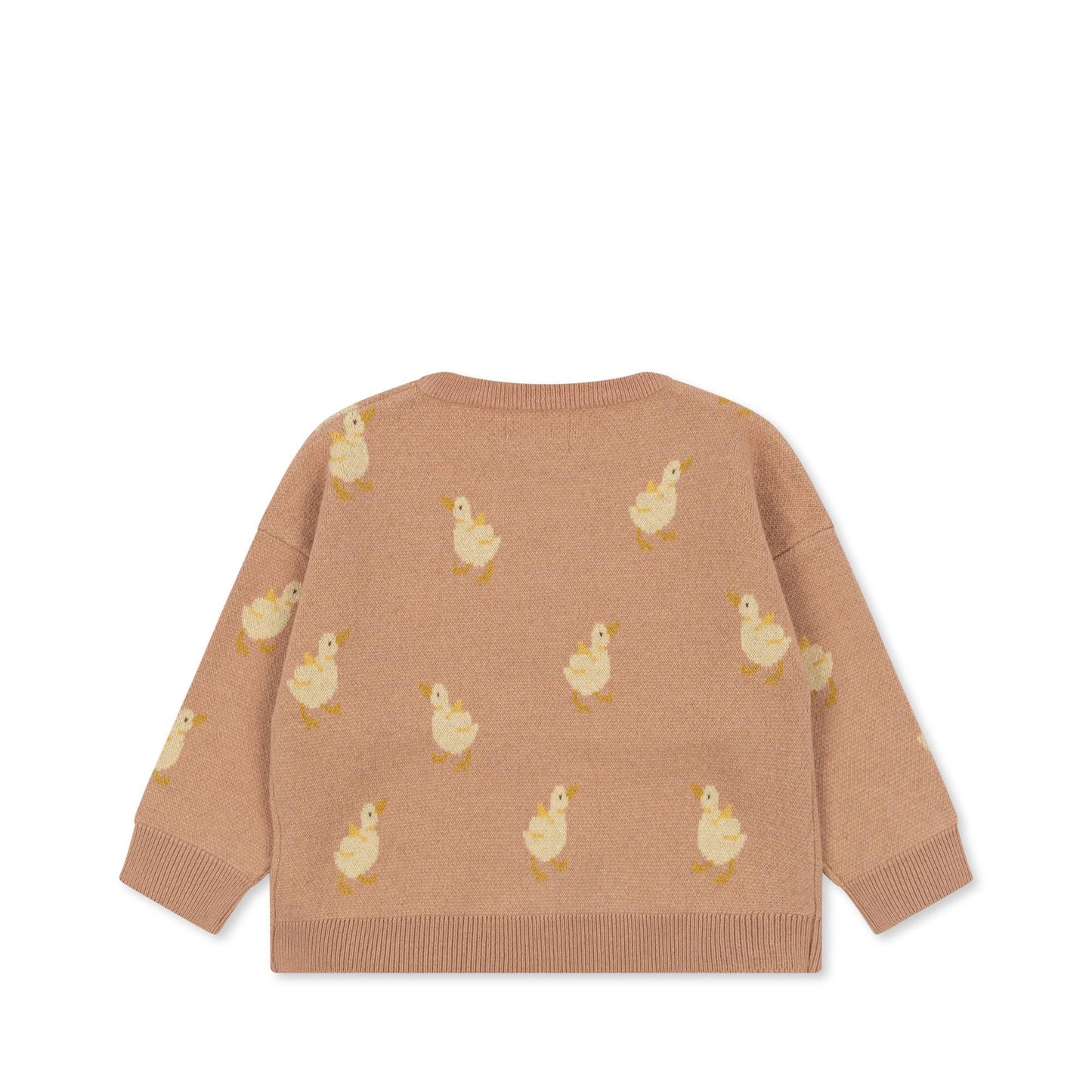 Jacquard-Merino Sweater Maple Sugar Duckling 3 Jahre