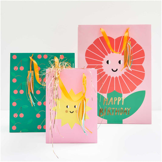 Gift bag Sunny Sun ☀️ with tassel