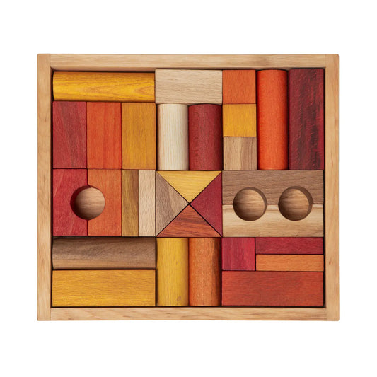 Wooden Blocks Herbst 30 Stück