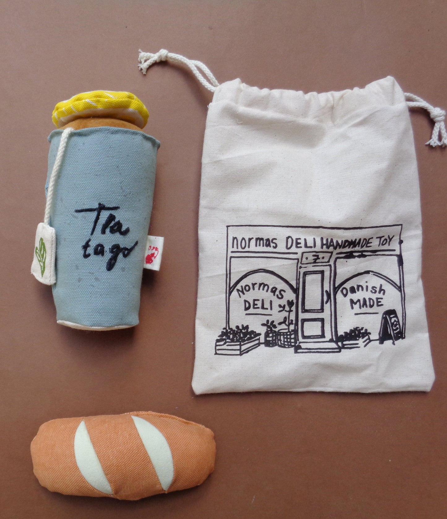 Tea &amp; Baguette Soft Playset