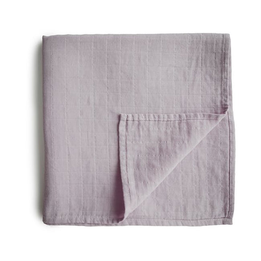 Musselintuch Soft Mauve // 120 x 120