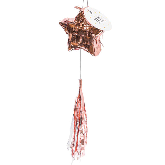 Star mini pinata rose